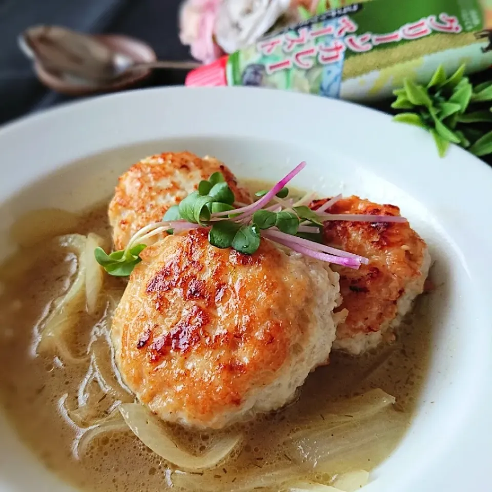 鶏つくねグリーンカレーソース|ポトスさん