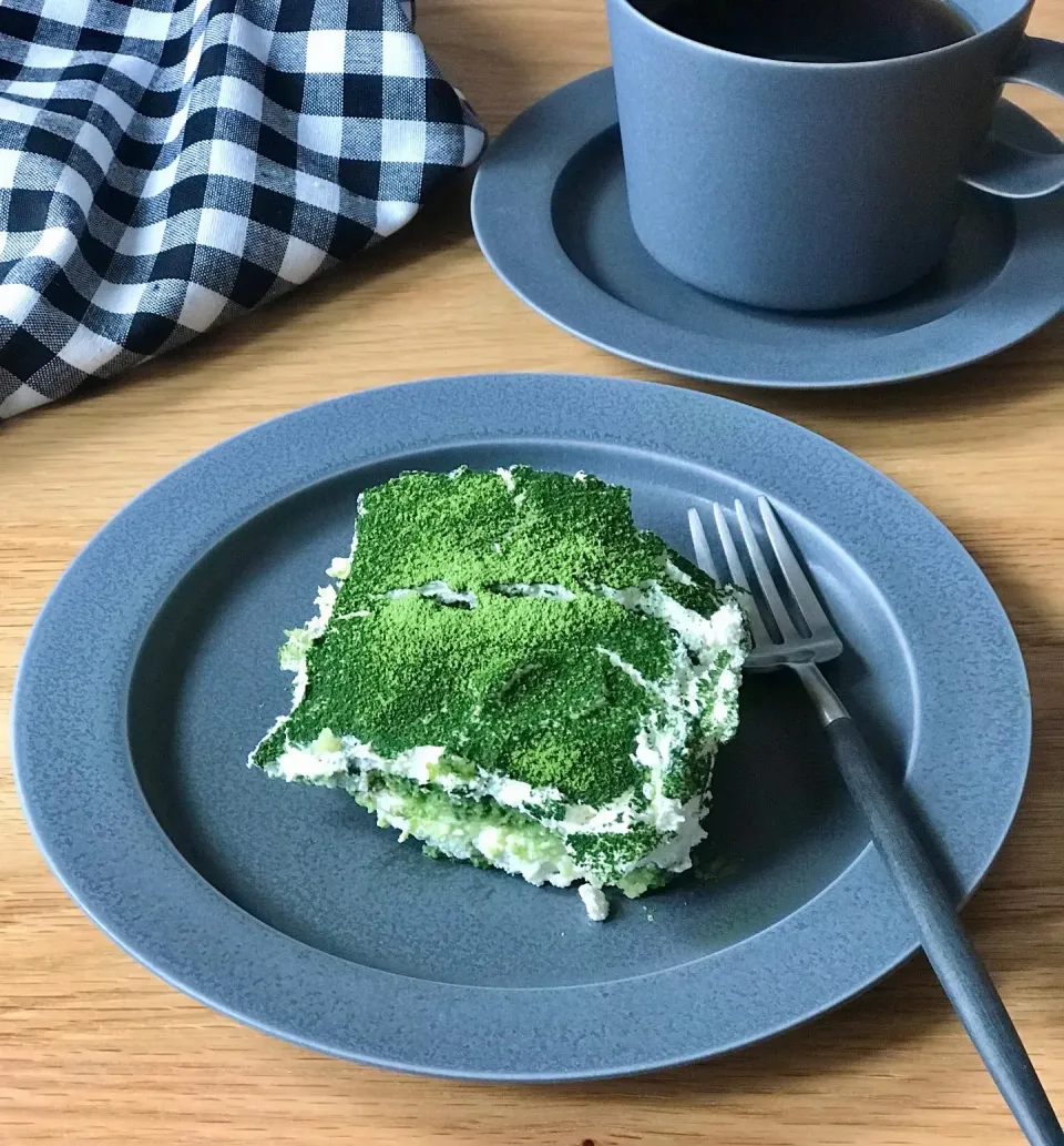 Snapdishの料理写真:抹茶のティラミス🍵|てんのすけさん