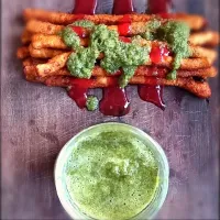 FRENCH FRIES,AMARANTH PLANT PEPPER|misosi ya maishaさん