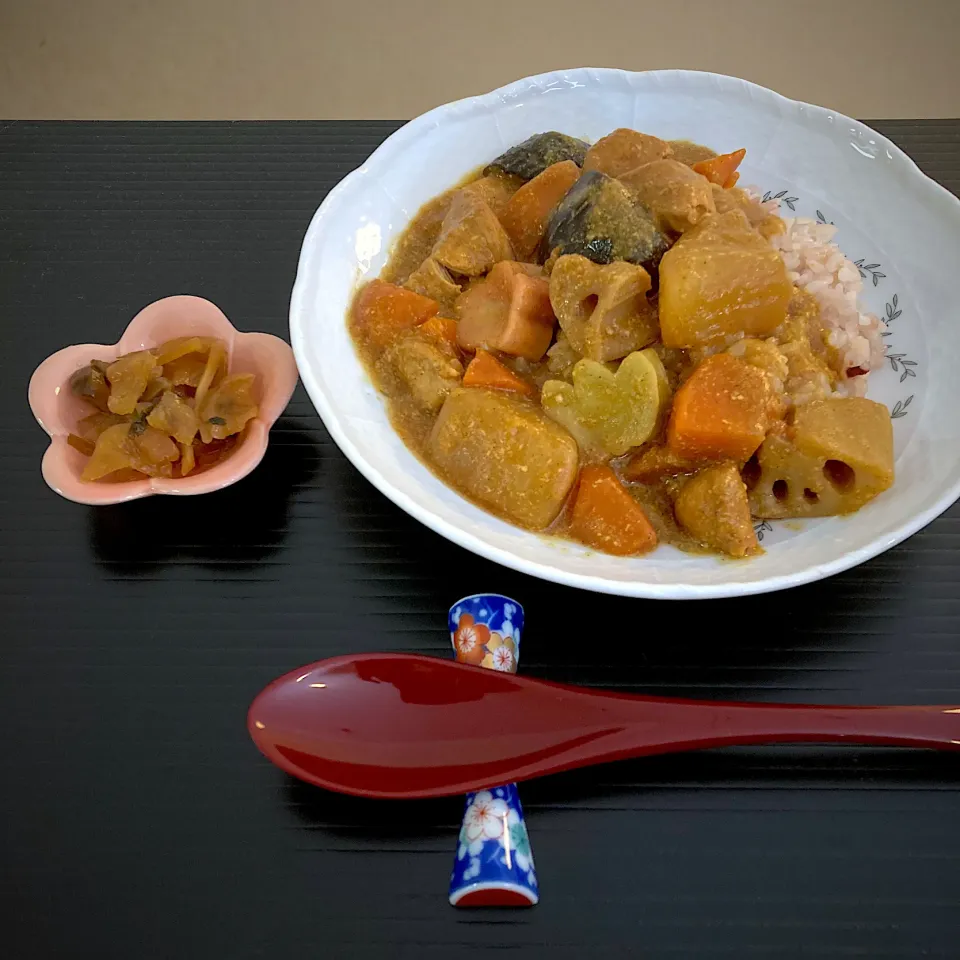 筑前煮リメイクカレー🍛|momo2067さん
