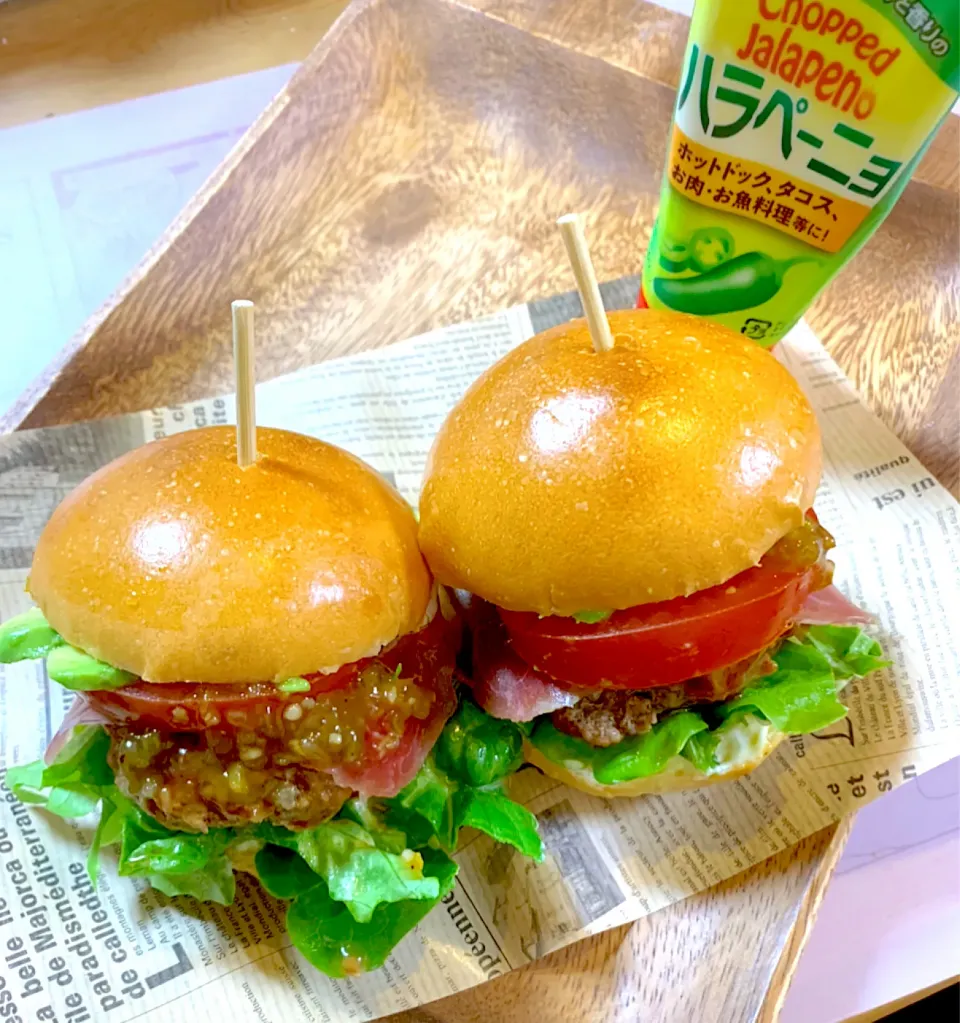 ハラペーニョ入りハンバーガー🍔優勝🏆|honamiさん