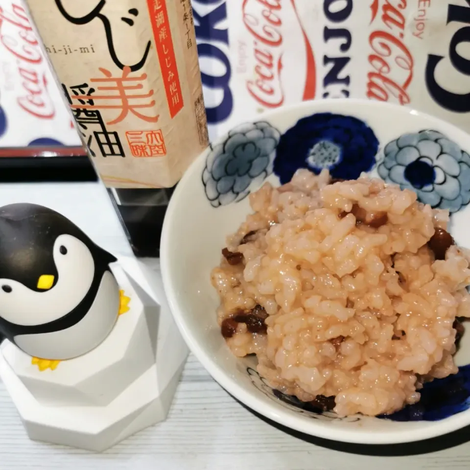 Snapdishの料理写真:洗い物が楽〜ホットクックで
小豆粥ヾ(˙❥˙)ﾉ|ペンギンさん