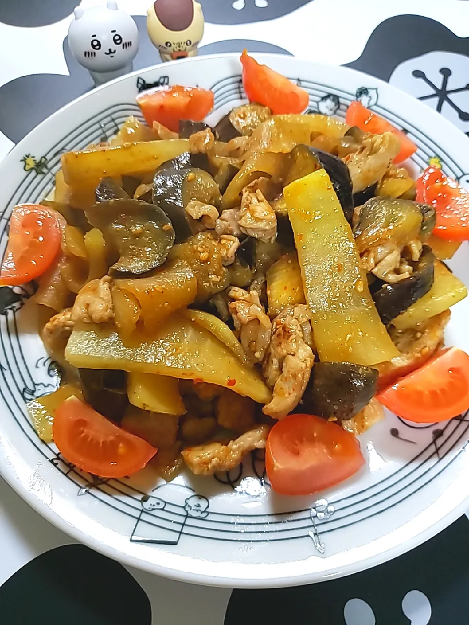 茄子と大根と豚肉の味噌炒め|aiさん