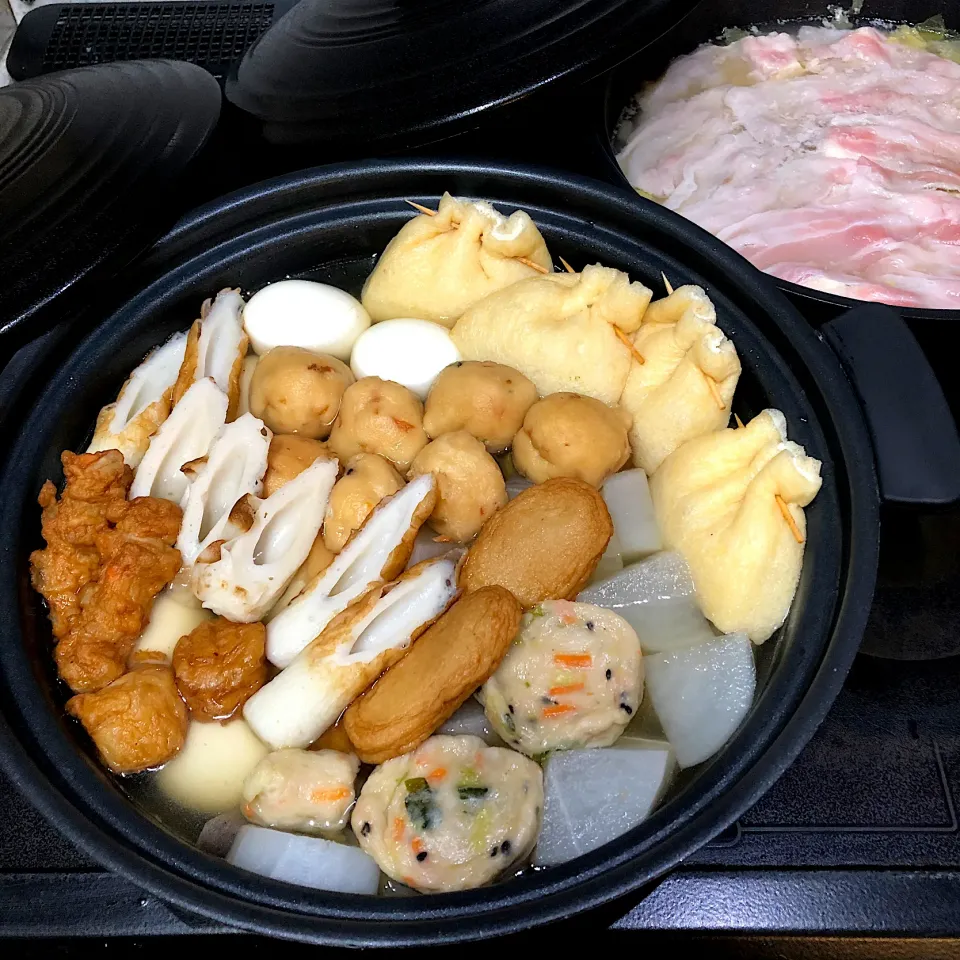 henryさんの料理 豚バラ鍋🥘＆おでん🍢|henryさん