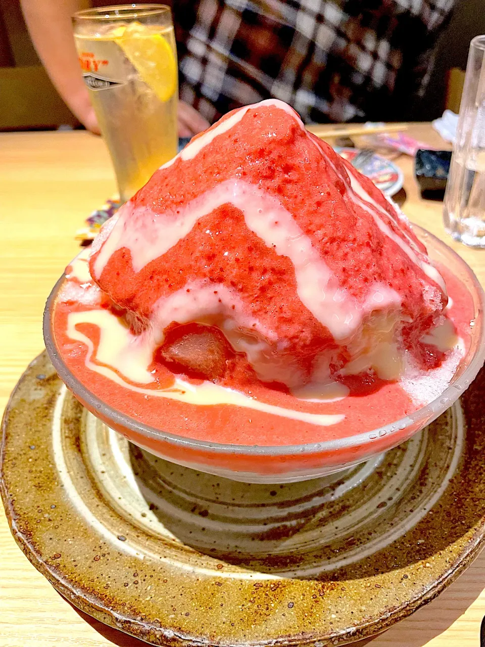 手作り苺ソースのふわふわかき氷🍧|maSami＊さん