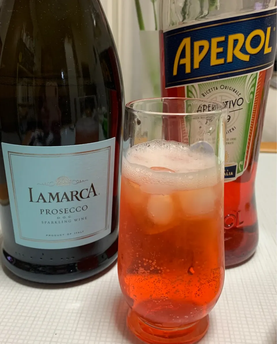 お疲れ帰宅速攻！APEROL スピリッツ|お家でbar!さん