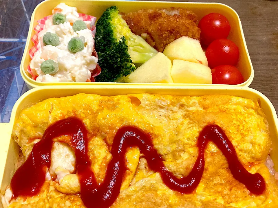 オムライス弁当|料理嫌いを直したいさん