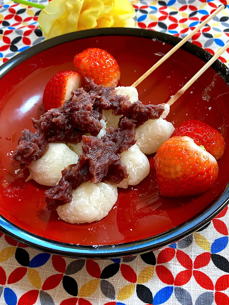 いっちゃんさんの料理 切り餅いちご大福🍓(糀甘酒使い)|ringonamaさん