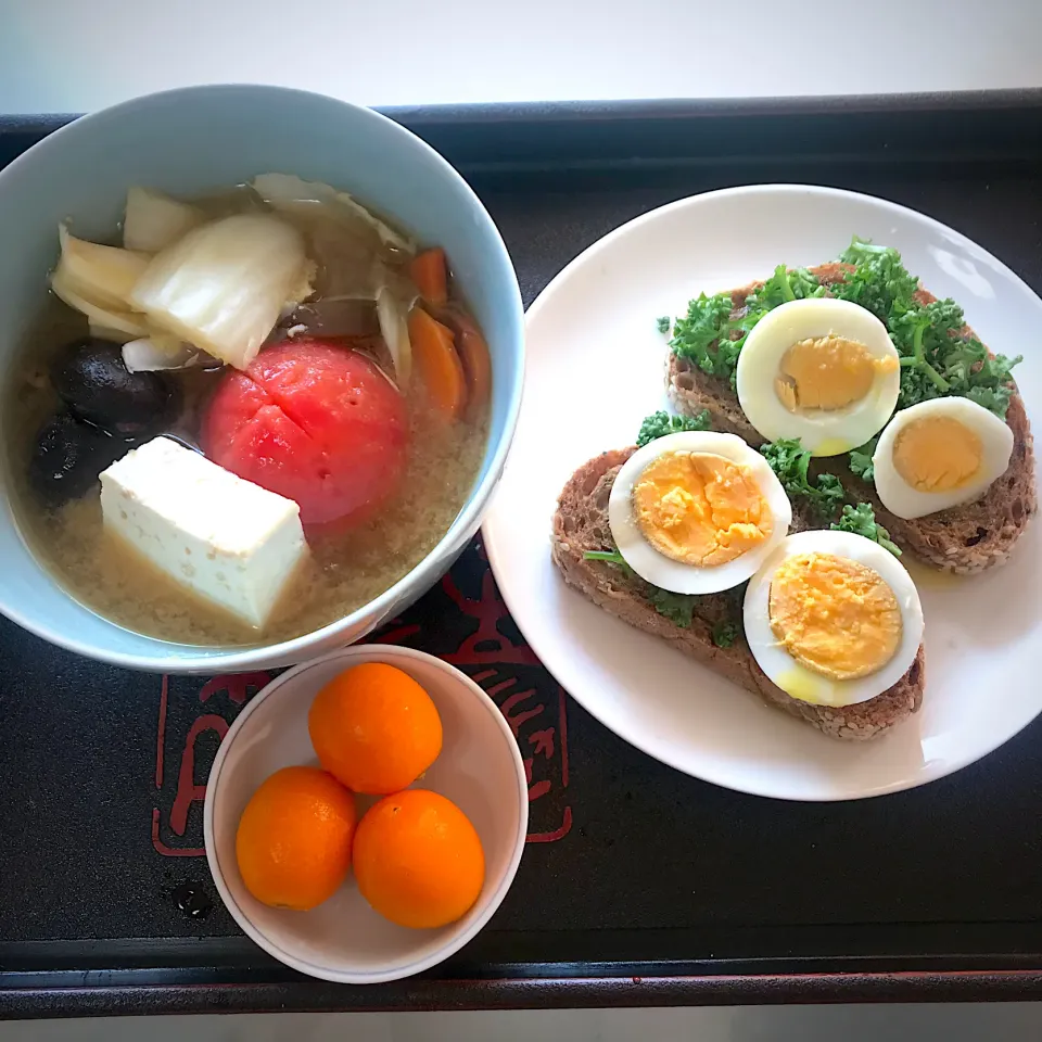 Snapdishの料理写真:朝ごはん🥞🥞|ゆうこりんさん