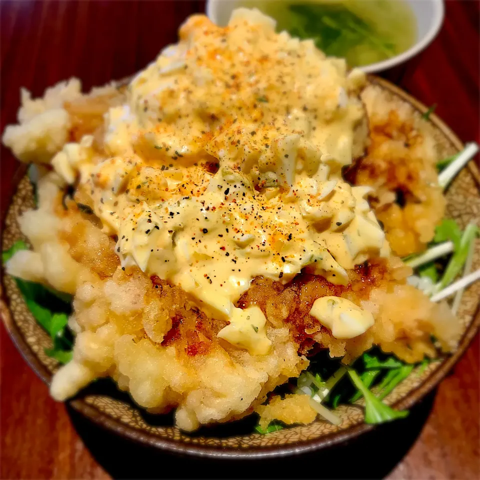 サクサクチキン南蛮のタルタル丼|deekay71さん