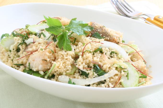 香味野菜のクスクスサラダ