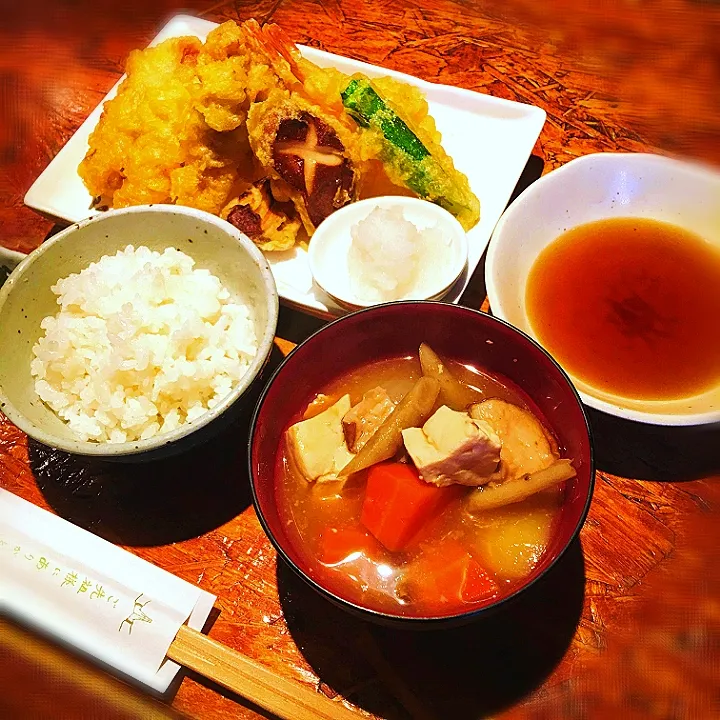 天ぷら定食|ぱつおさん