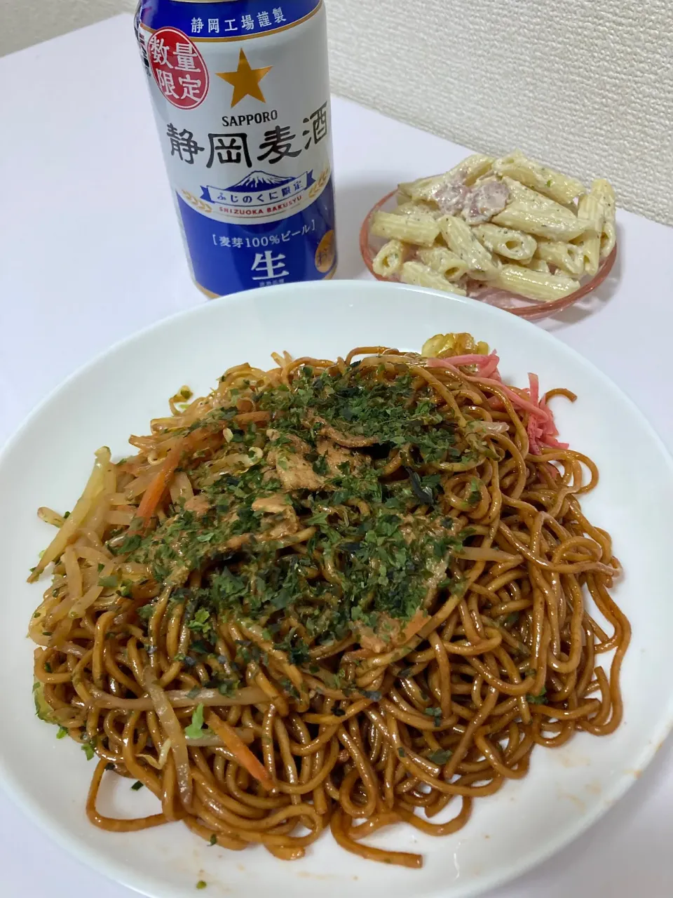 焼きそば×マカロニ 炭水化物コンビ|Kojiさん