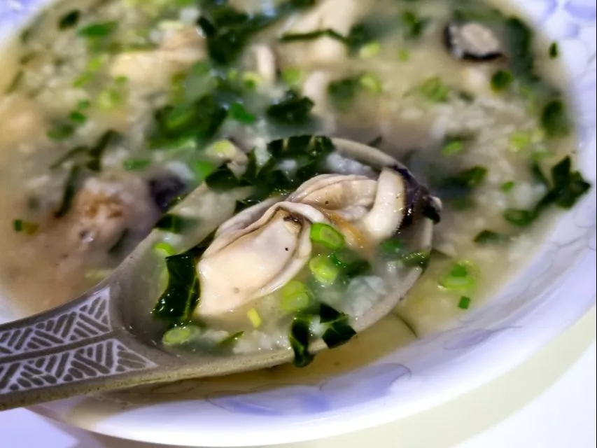 oyster congee|steven z.y.さん