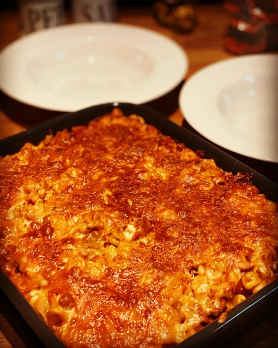 Snapdishの料理写真:Fusilli Bolangnese Cheese Pasta Bake 
Dinner and relaxing 
#pasta #cooking #fusilli #homecooking
#ilovecooking|Emanuel Hayashiさん