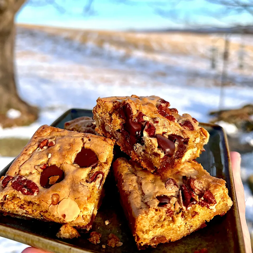 Triple chip and pecan blondies|Dean M Rogersさん