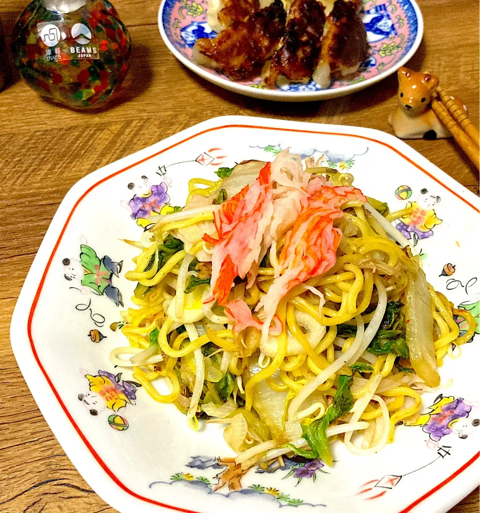 干し野菜のねぎ塩焼きそば|くろねこじったん‍さん