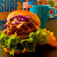 エコル　ピコさんの料理 🍔プルドポークバーガー🇺🇸