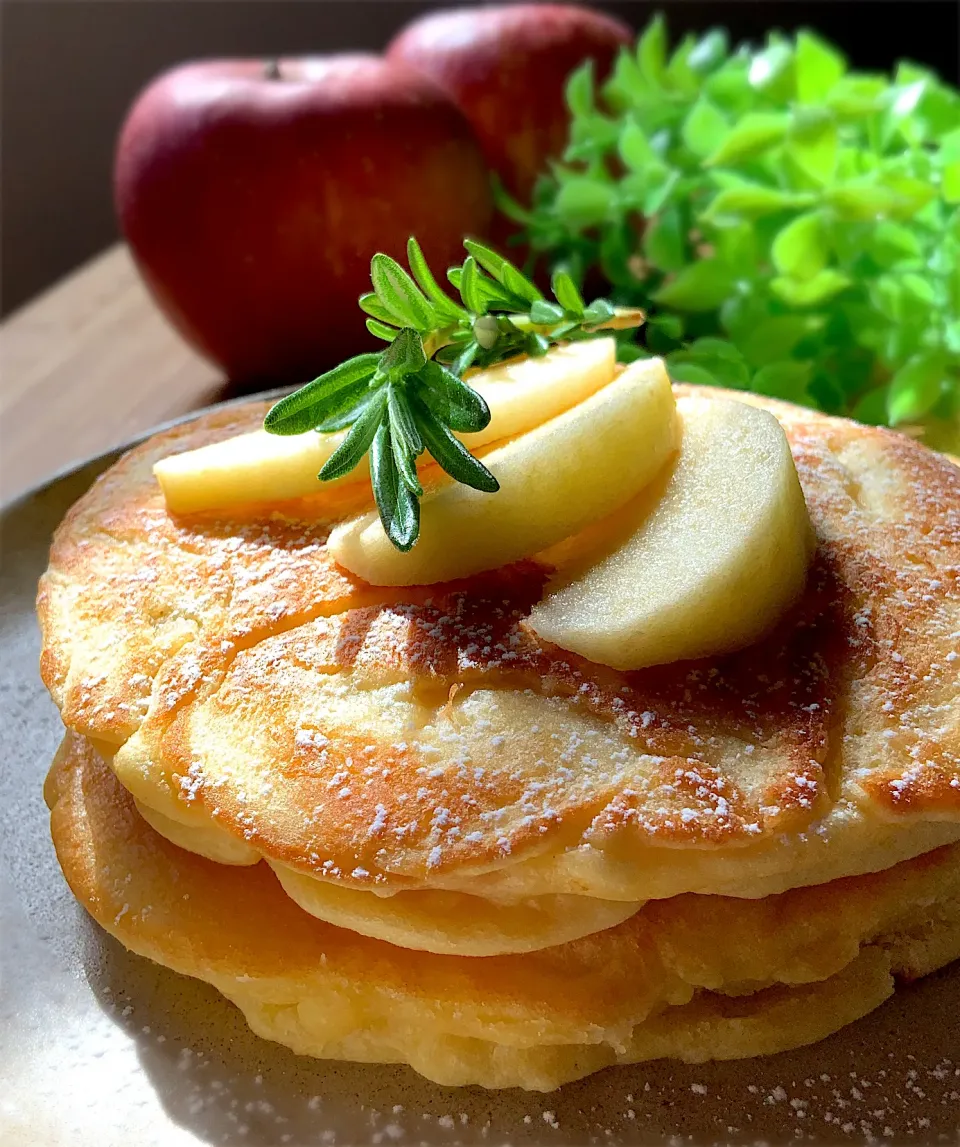 糀甘酒りんごパンケーキ🍎🥞|9421beruさん