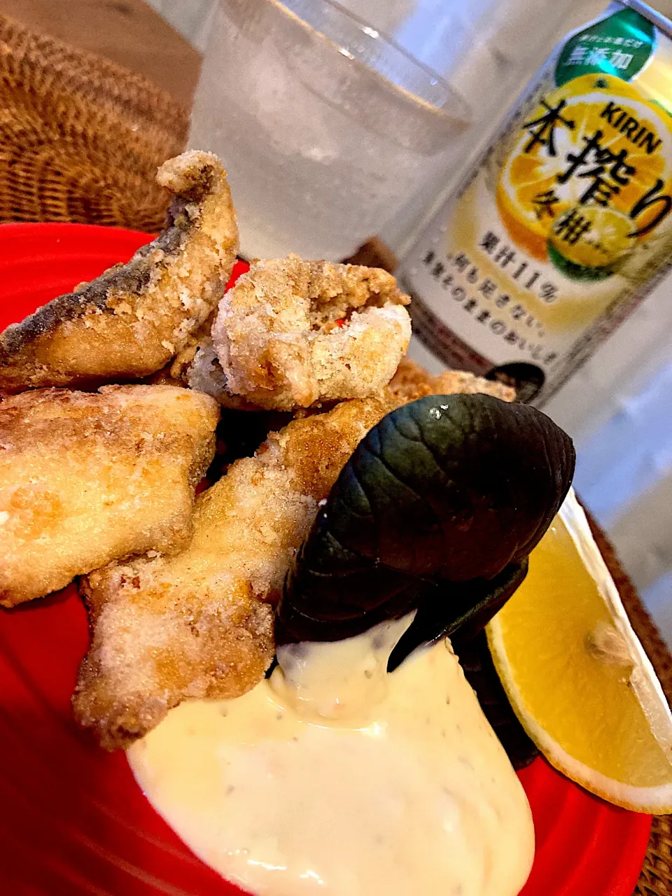 釣り真鯖いただきました❤️立田揚げでいただきます❤️🐟🍻✨間違いないです。|アイさん