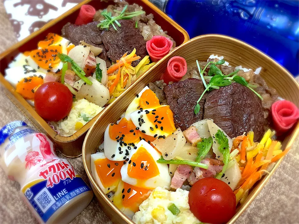 Snapdishの料理写真:今日の夫婦弁⁽⁽ ◟(灬 ˊωˋ 灬)◞ ⁾⁾💕|桃実さん