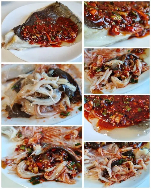 蒸鳐鱼翅 - steamed skate wings|steven z.y.さん