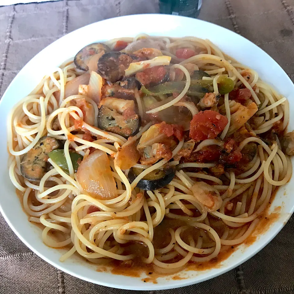 トマトスープパスタ🍅🍝|純さん