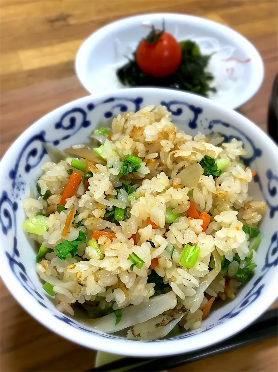 鯖の水煮缶の煮汁炊き込みごはん|morimi32さん
