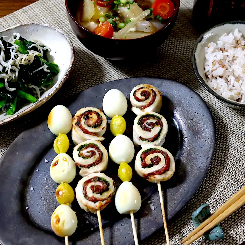 焼き鳥定食|かおるさん