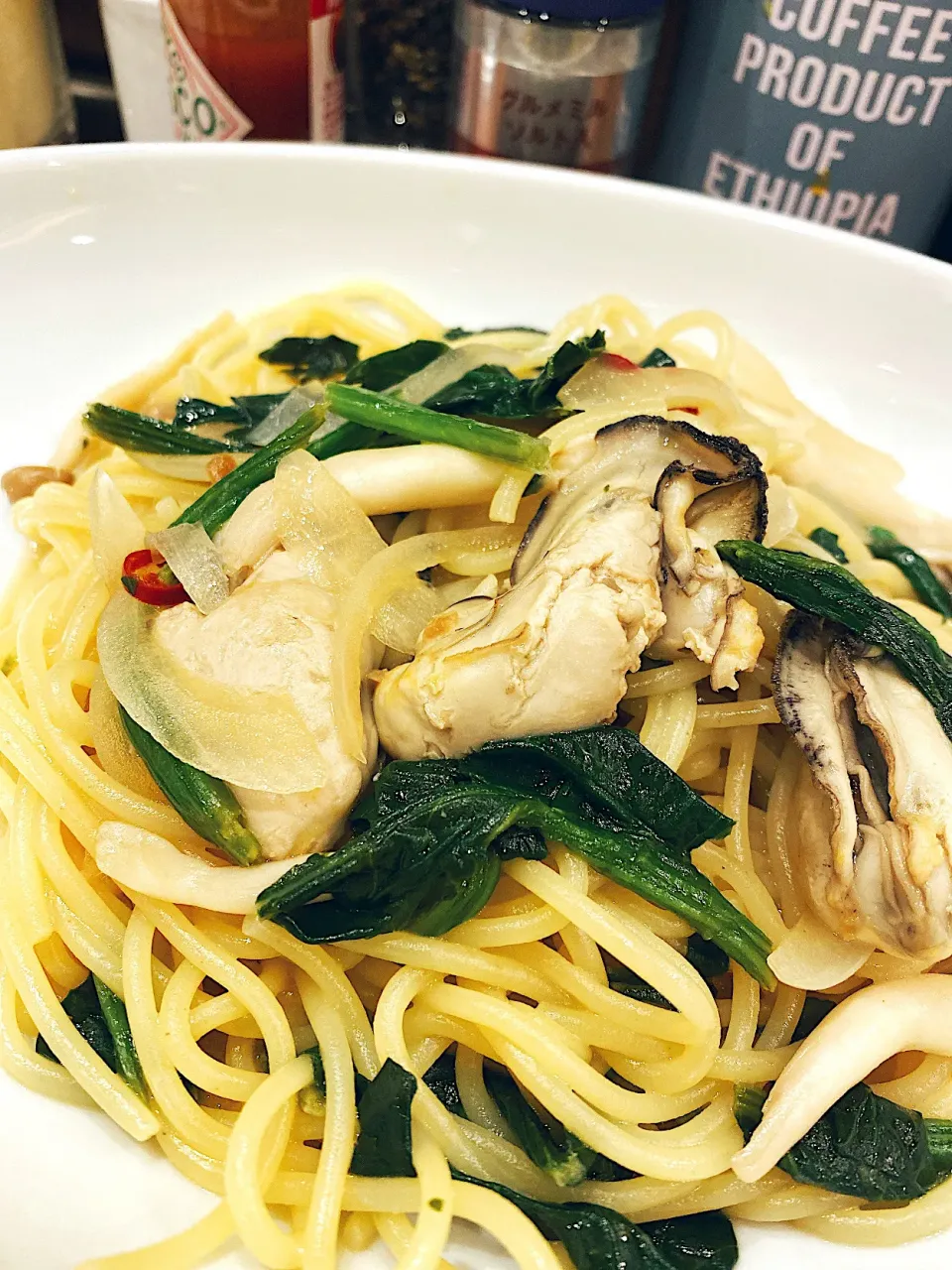 牡蠣パスタ|みーさん