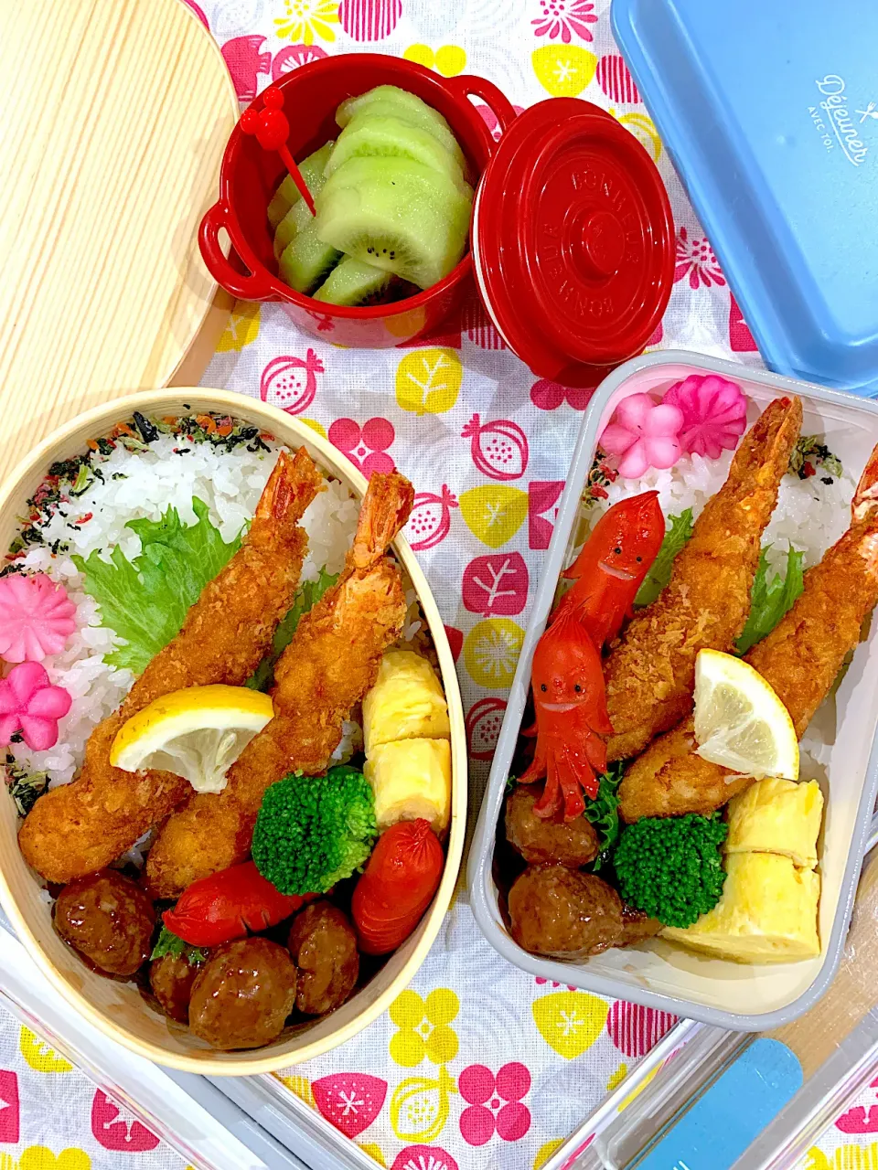 Snapdishの料理写真:2022.1.25 今日の娘弁当♡|mieさん