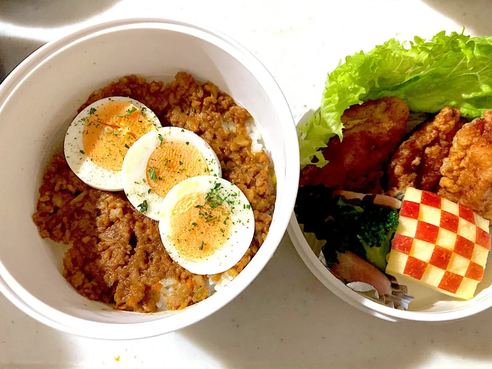 キーマカレー弁当|ピンキーさん