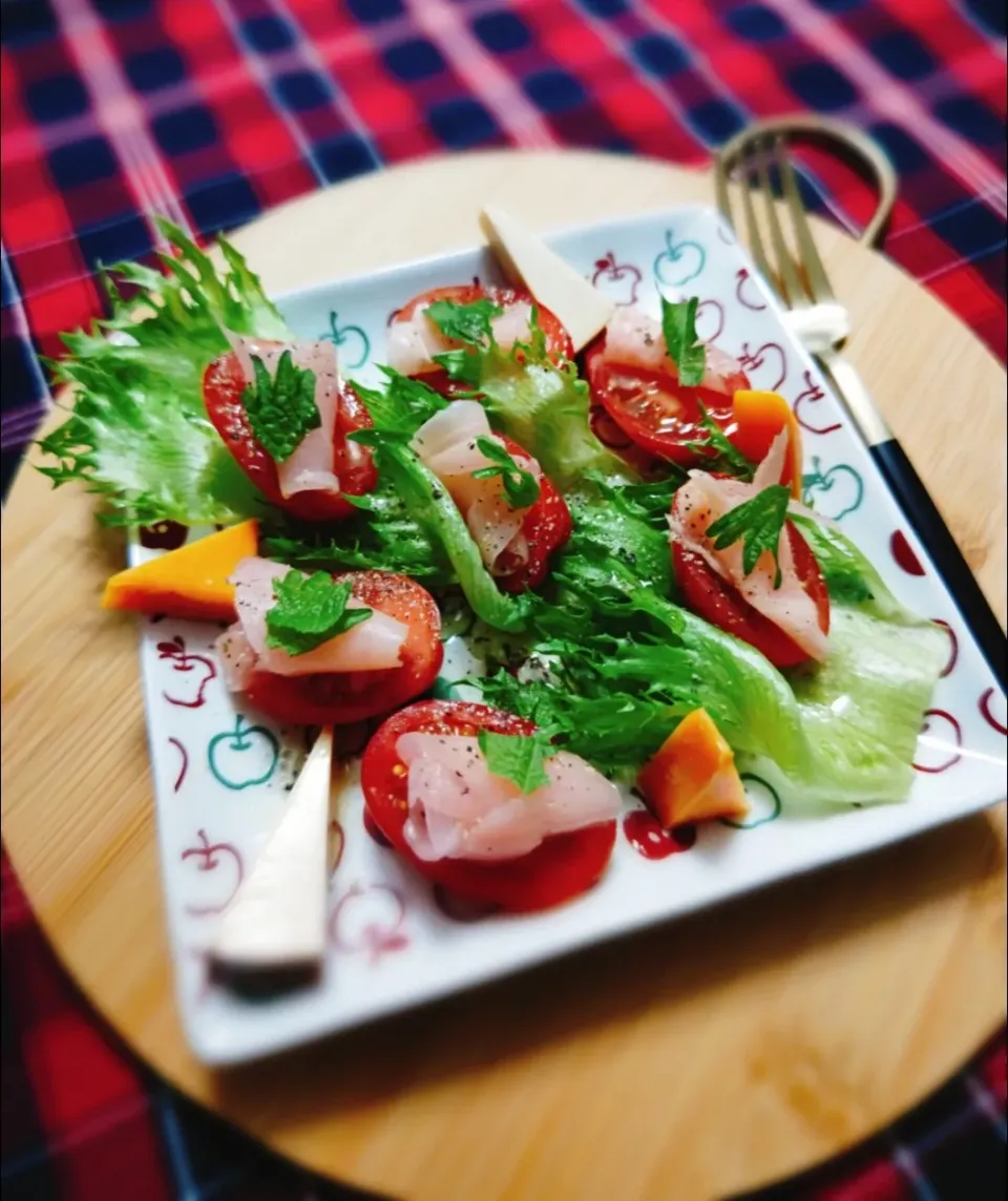 Snapdishの料理写真:🍅のガリsalad〜😊|☆Yumi☆さん