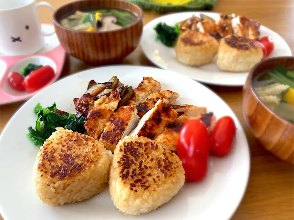 ＊焼きおにぎり🍙ランチ＊|＊抹茶＊さん