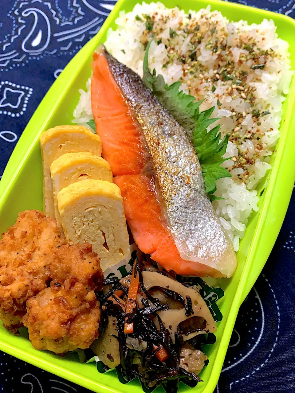 Snapdishの料理写真:シャケ弁当|ちょんさん