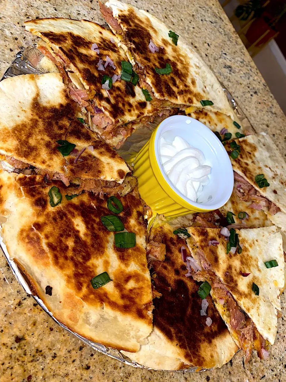 Honey baked ham Quesadillas|Tawanjaさん