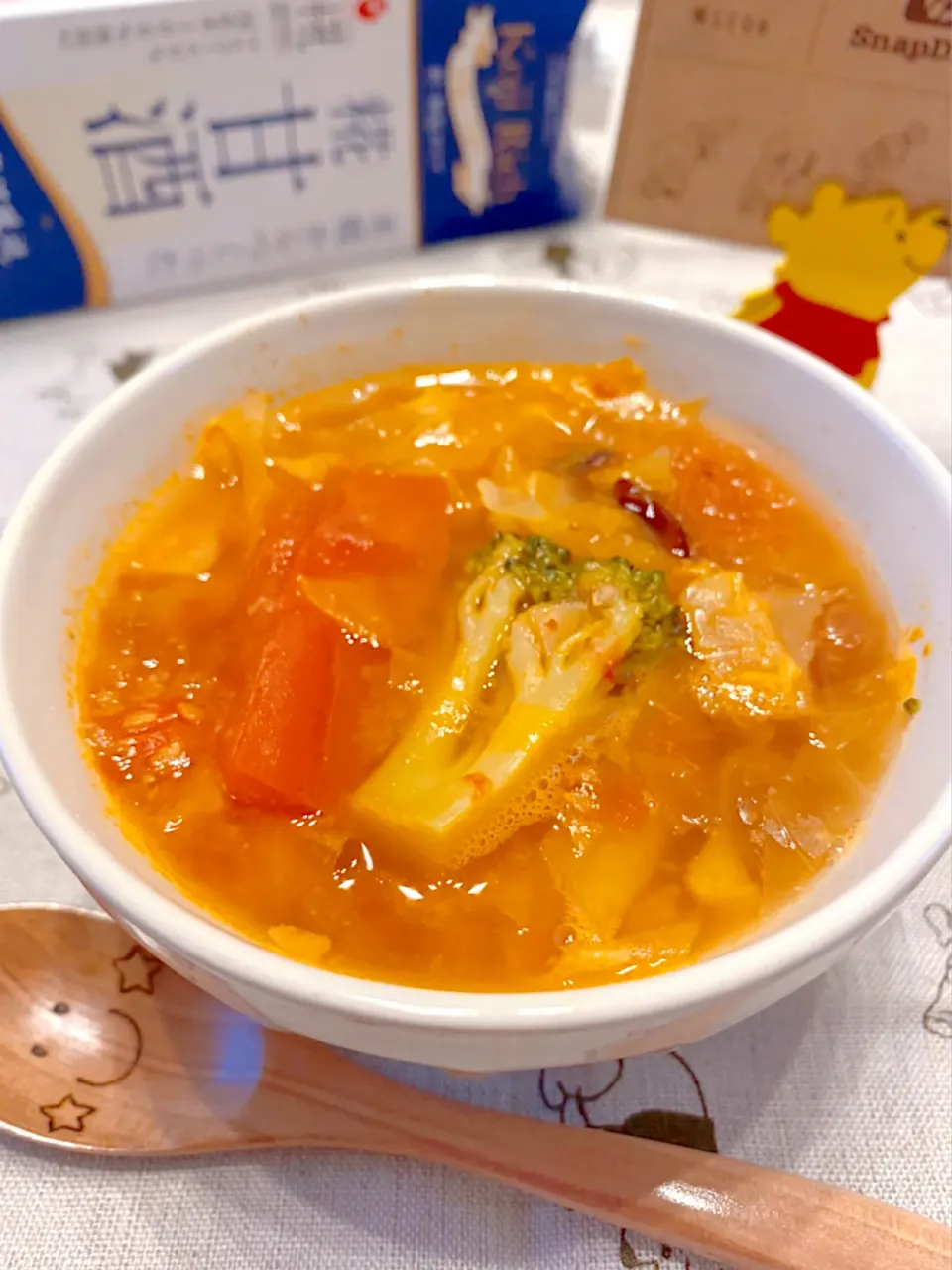 こずりんさんの料理 マルコメ キッチンさんの料理 【イベントレシピ】まるごとトマトと鶏肉の甘酒煮🍅からの〜ミネストローネ❣️|こずりんさん