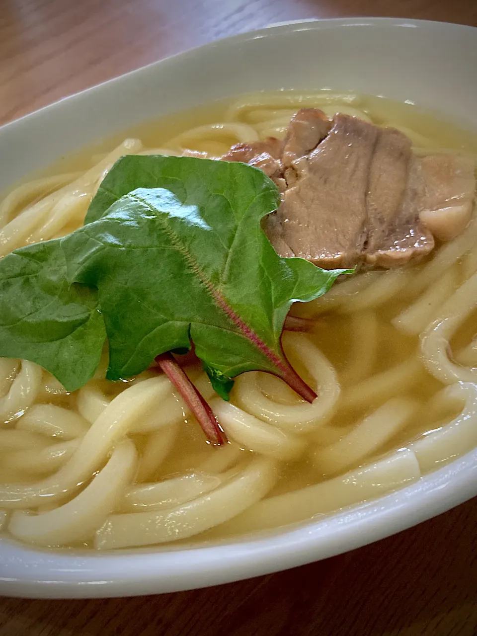 豚の角煮の転用うどん|海山つぶさん