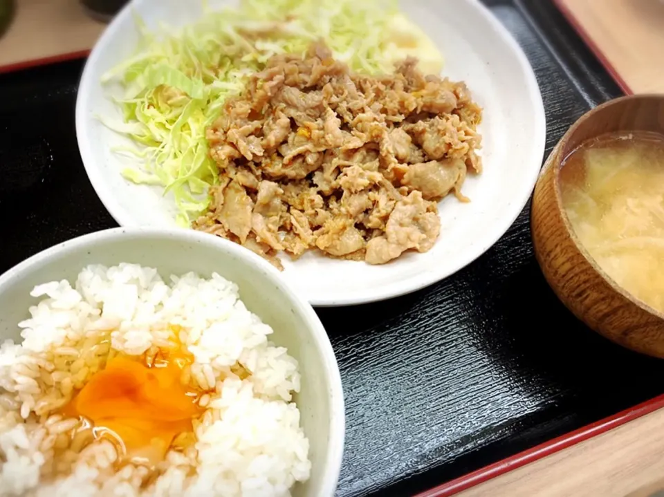 やわらか生姜焼き定食 ¥690|Blue Moon Caféさん