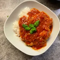 鶏肉のトマト煮込み|ぷちょさん