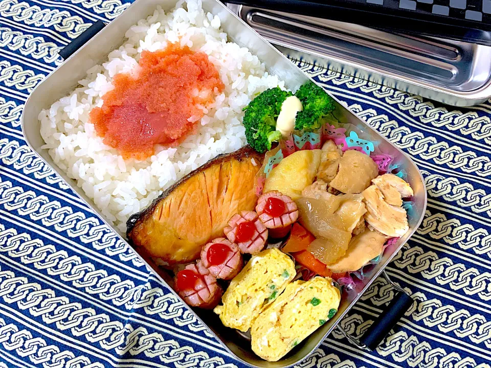 鮭の塩焼き明太弁当|ゆさん