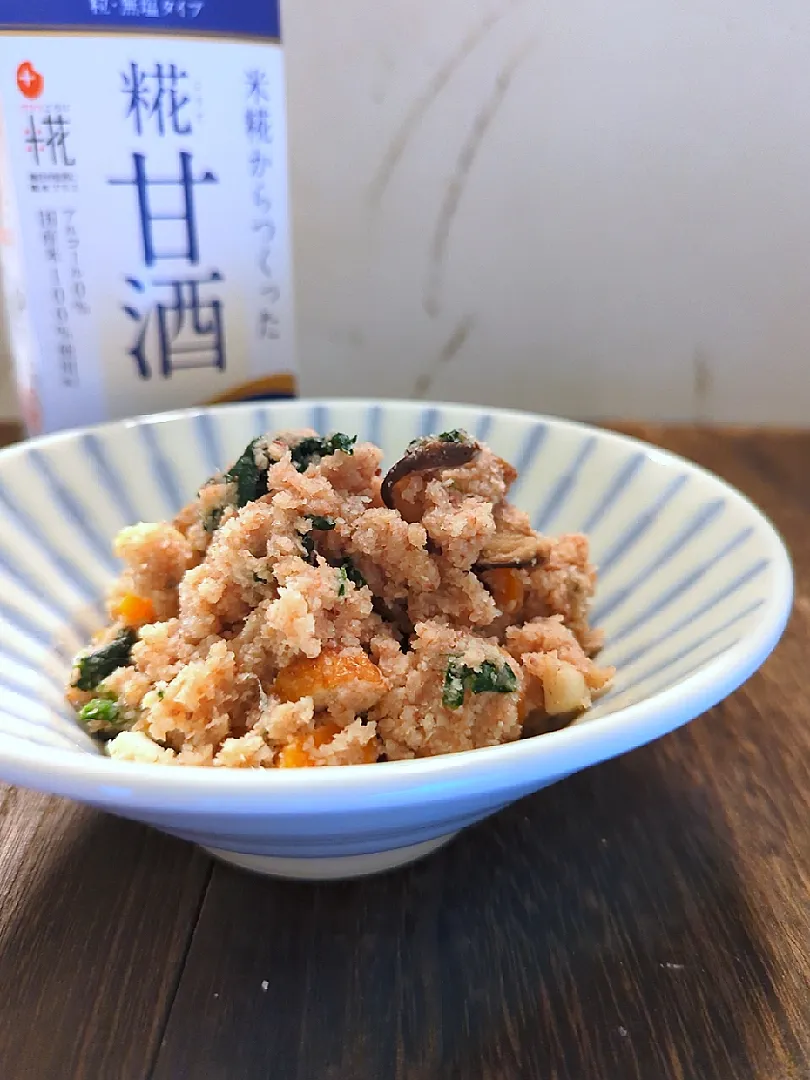 赤大豆のおからで作った卯の花|ぶりてりあさん