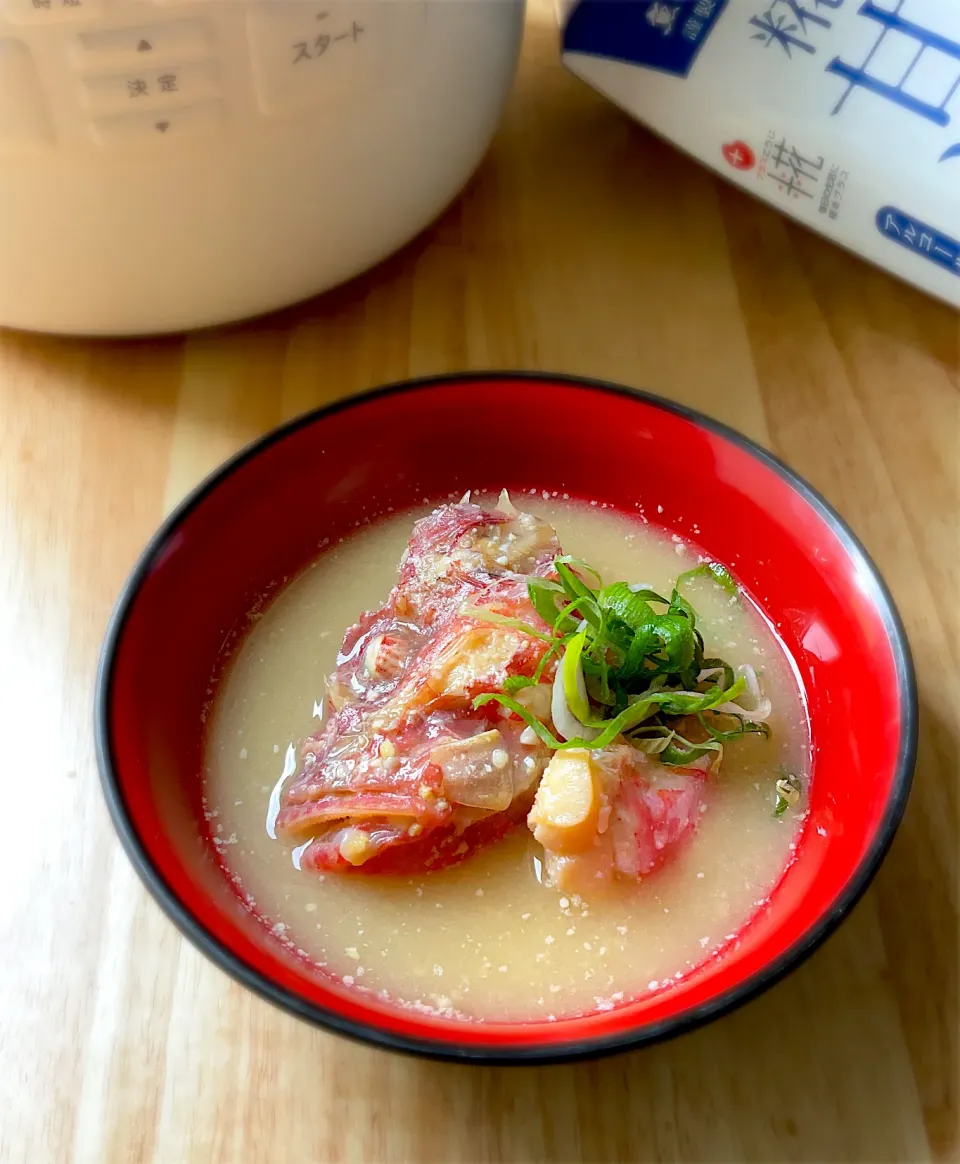 釣り魚🎣オニカサゴの味噌汁🎣甘酒煮|9421beruさん