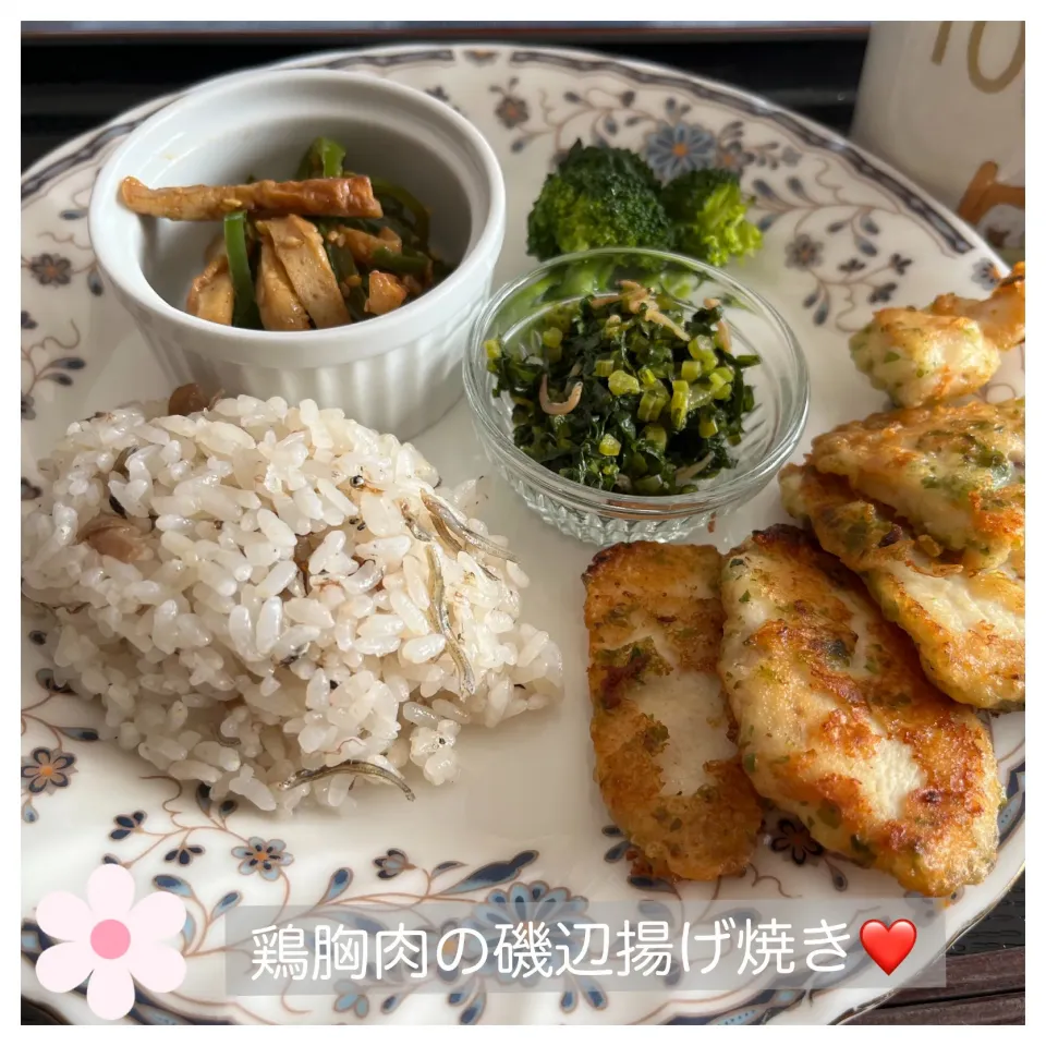 鶏胸肉の磯辺揚げ焼き❤️|いのっちさん