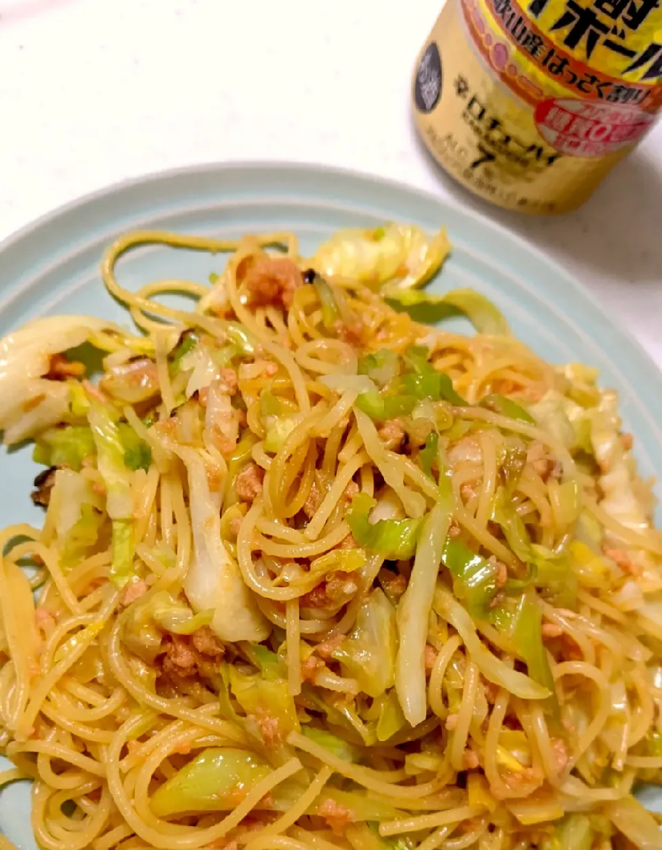 春キャベツと鮭フレークのパスタ|つほママさん