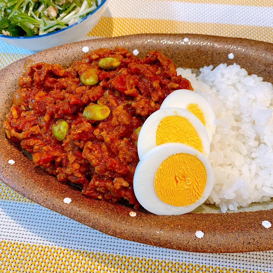 枝豆入りキーマカレー🍛|アンナさん