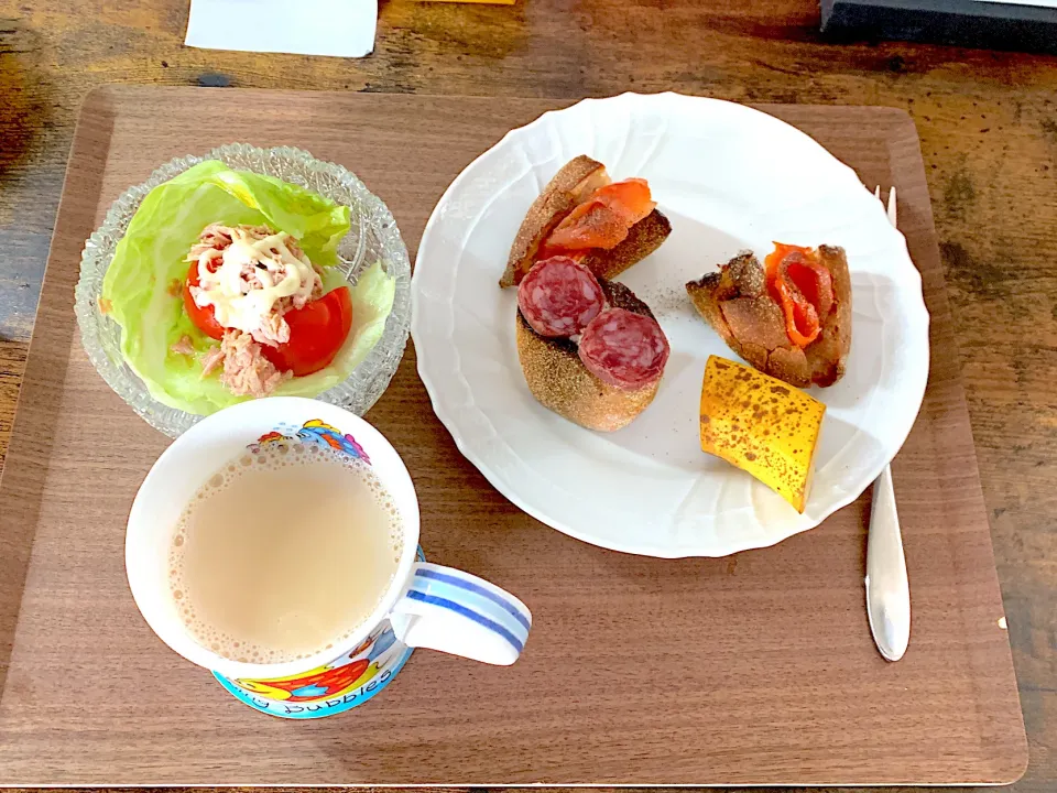 パパの作ってくれた朝食‼️美味しそう😍😍😍|大塚麻美さん