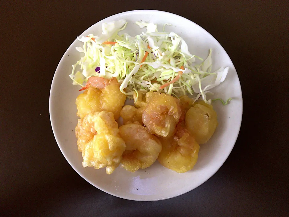 小海老の天ぷら|ばーさんさん