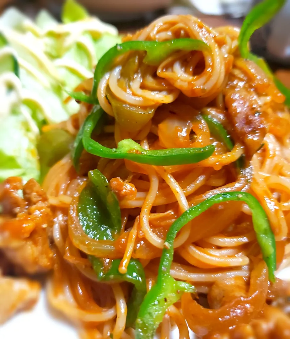 🌹米粉パスタ‼️スパイシーカレー
　😋🍴プリプリ🎵最高ですよ|kazu sさん