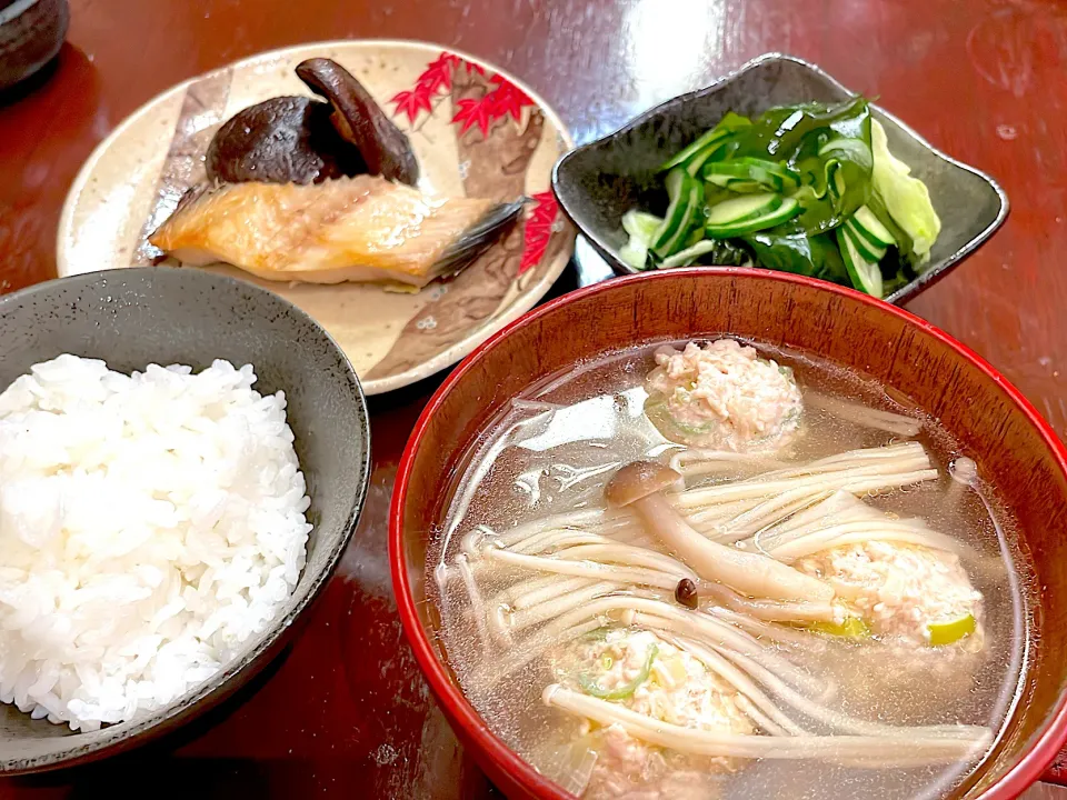 鶏団子スープ定食|とみぃさん